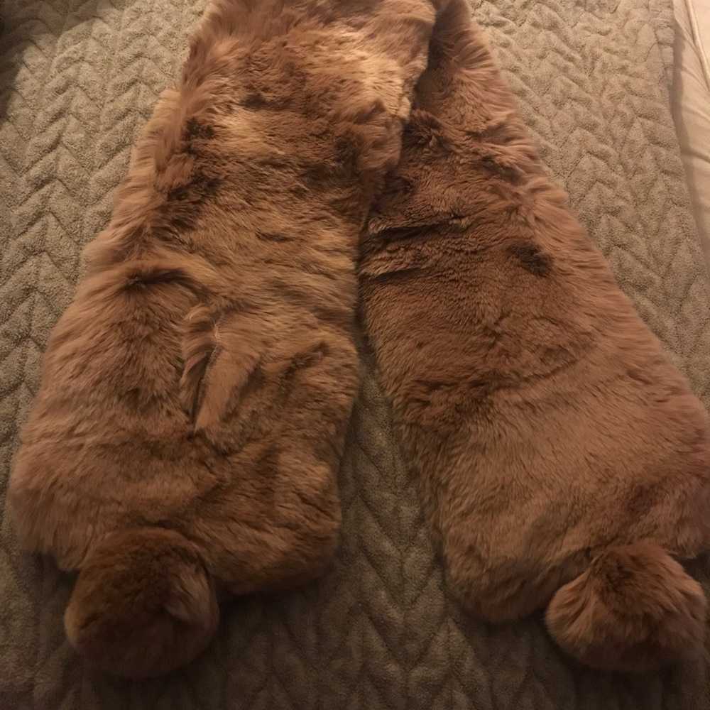 Gorgeous rabbit fur scarf by J McLaughlin